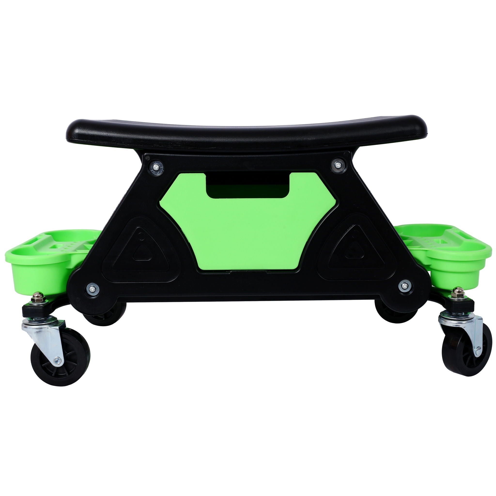 Heavy Duty Mechanic Stool With Tool Storage 300 Lbs Capacity Hdpe - Green by HouseOfZazla