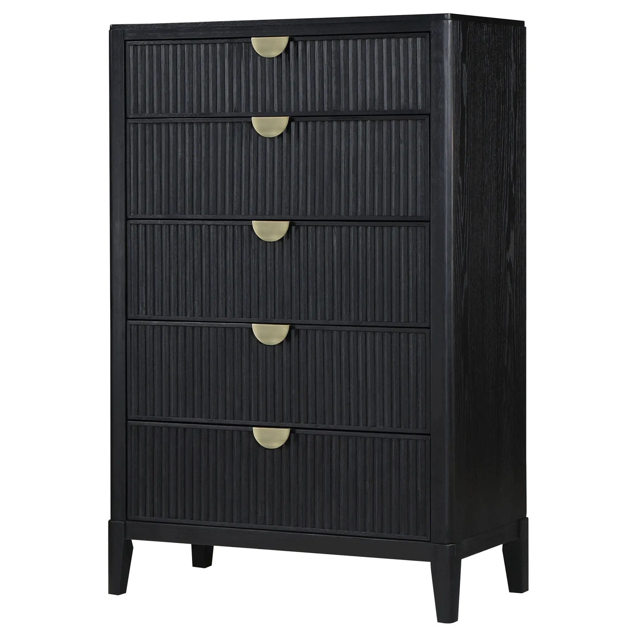 Brookmead 5-drawer Bedroom Chest Black by Unique Piece Furniture