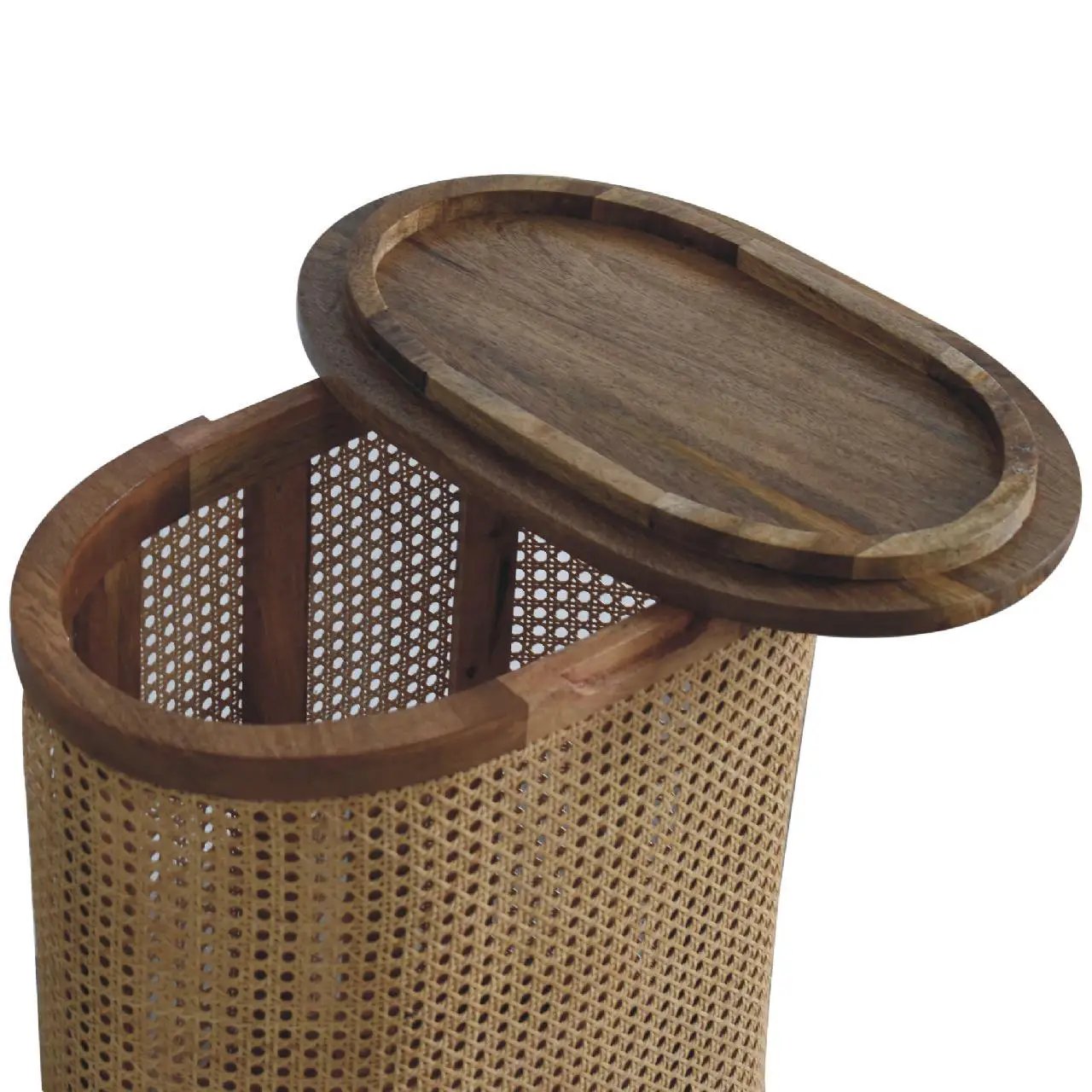 Larissa - Lid Up, Storage Stool - Oak by Unique Piece Furniture