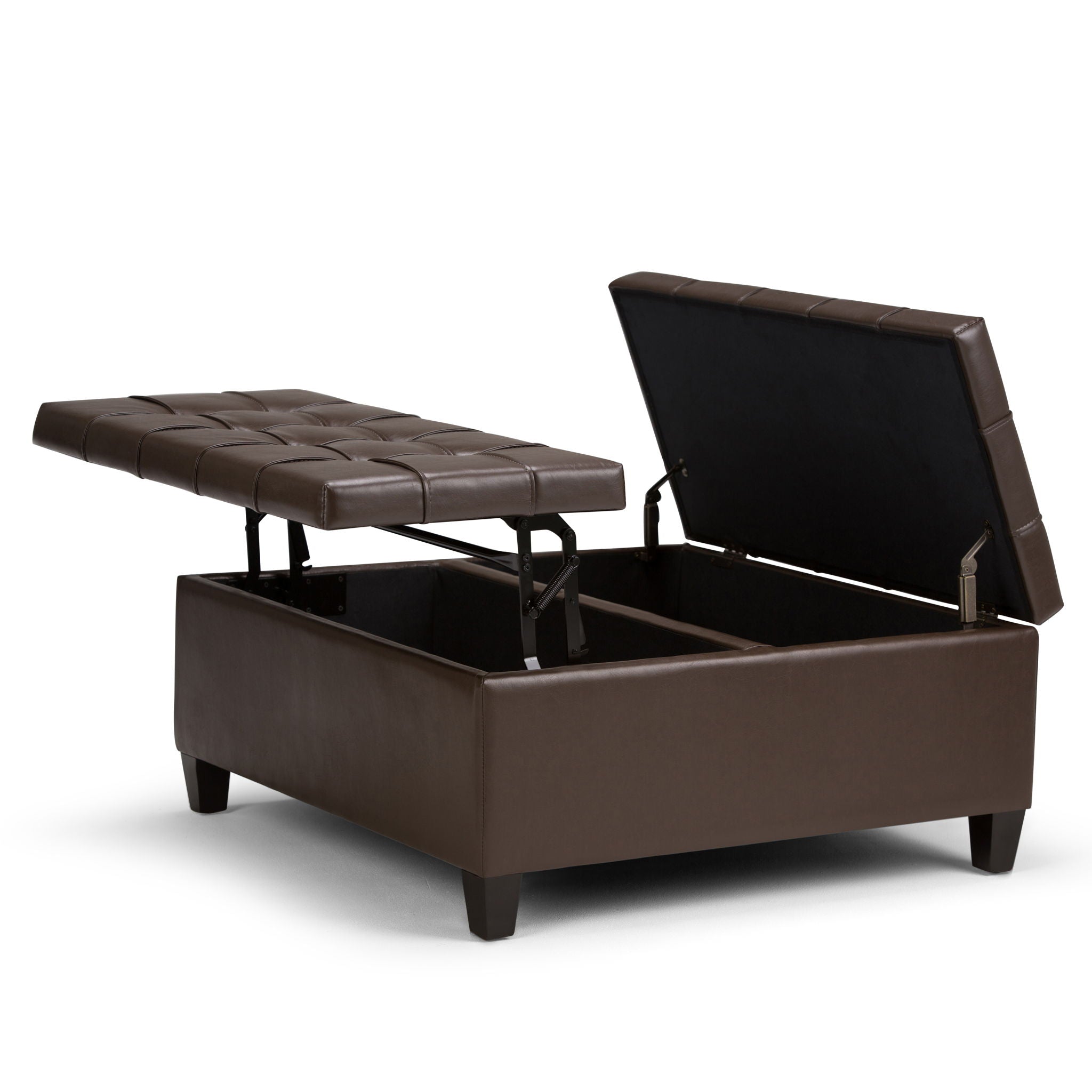 Harrison - Upholstered Coffee Table Storage Ottoman by HouseOfZazla