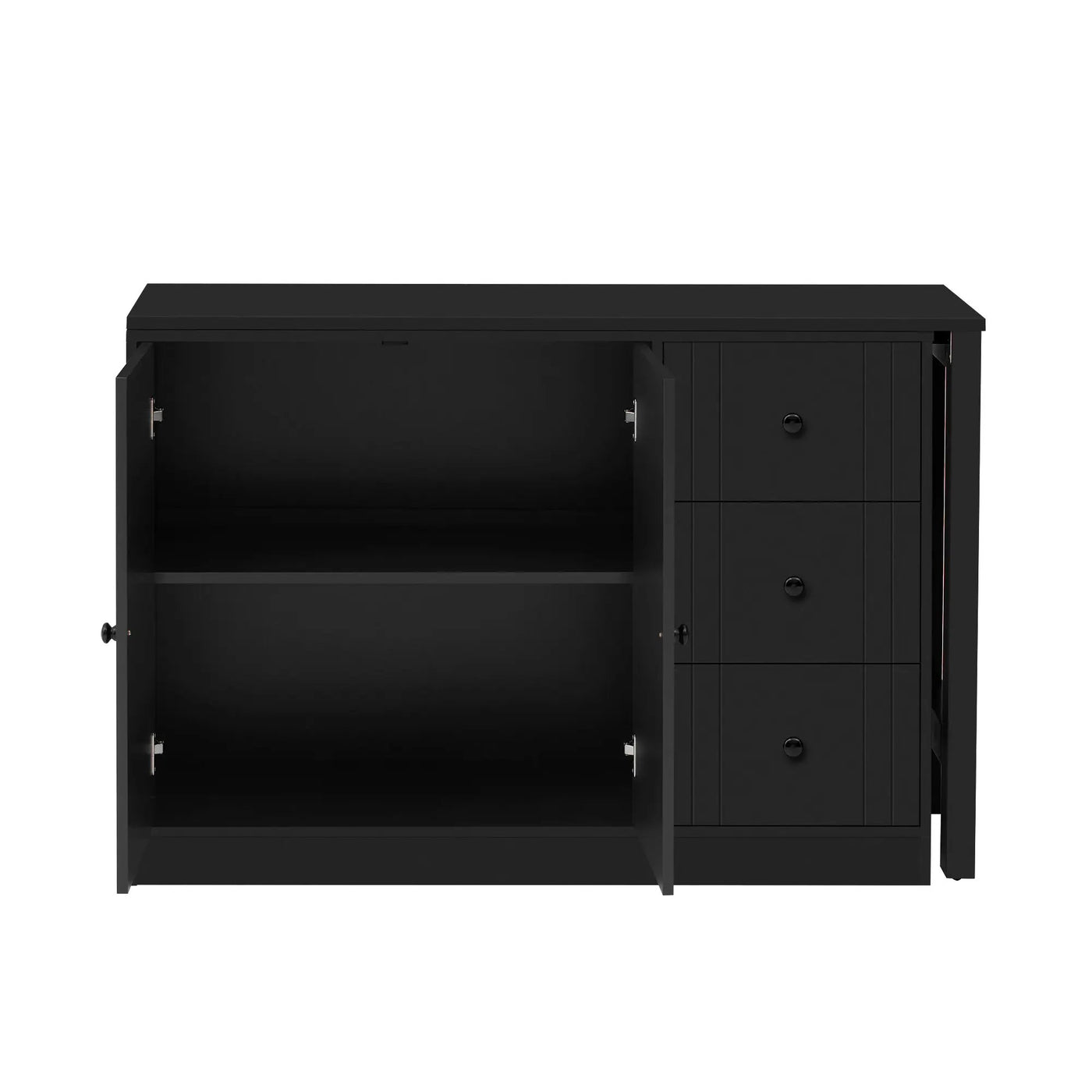 U Style 89.7'' Wooden Sideboard with Extendable Table by HouseOfZazla