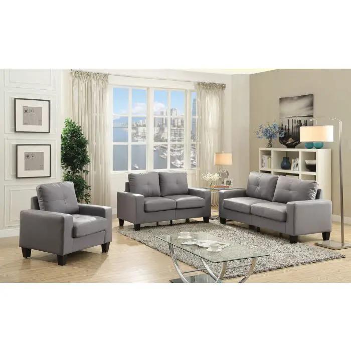 Upholstered Track Arm Loveseat For Cozy Spaces by HouseOfZazla