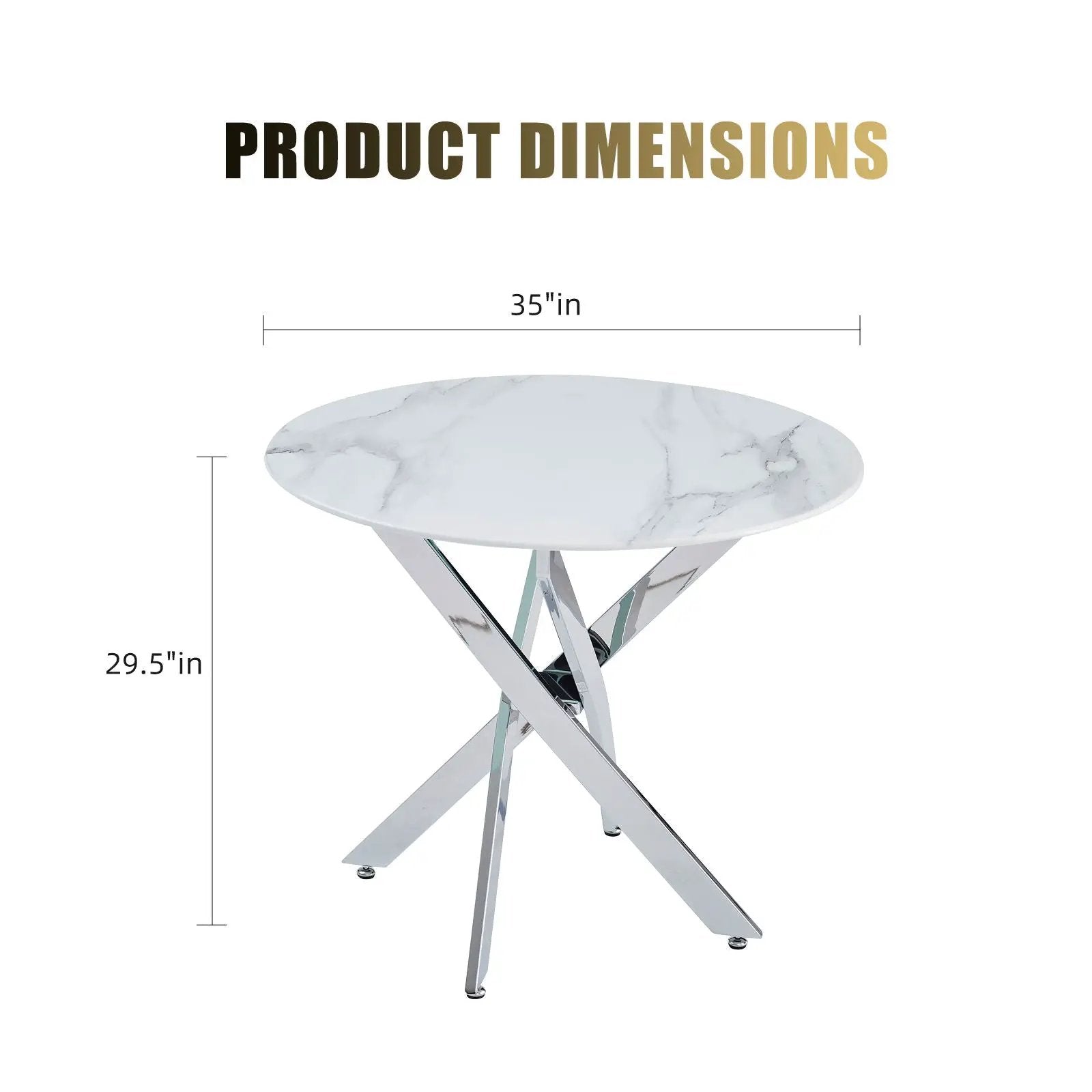 Modern Round Table For Dining Room by HouseOfZazla