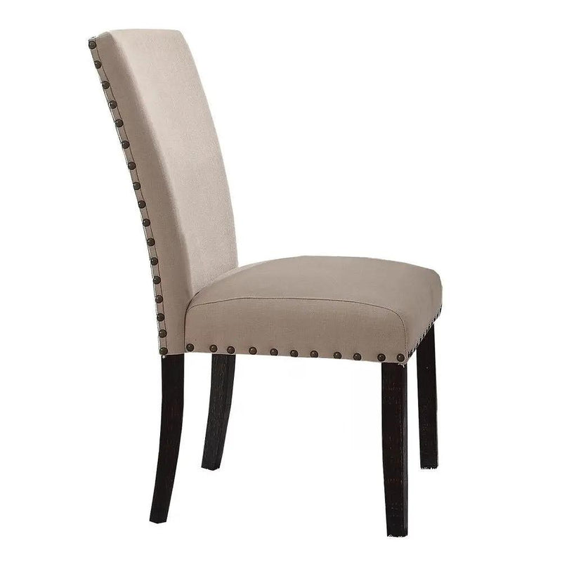 Nolan - Side Chair (Set of 2) - Linen & Salvage Dark Oak by Unique Piece Furniture