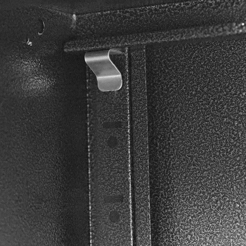 Metal Wall Mounted Tool Storage Cabinet With Locking Door, 1 Shelf & 1 Drawer by HouseOfZazla