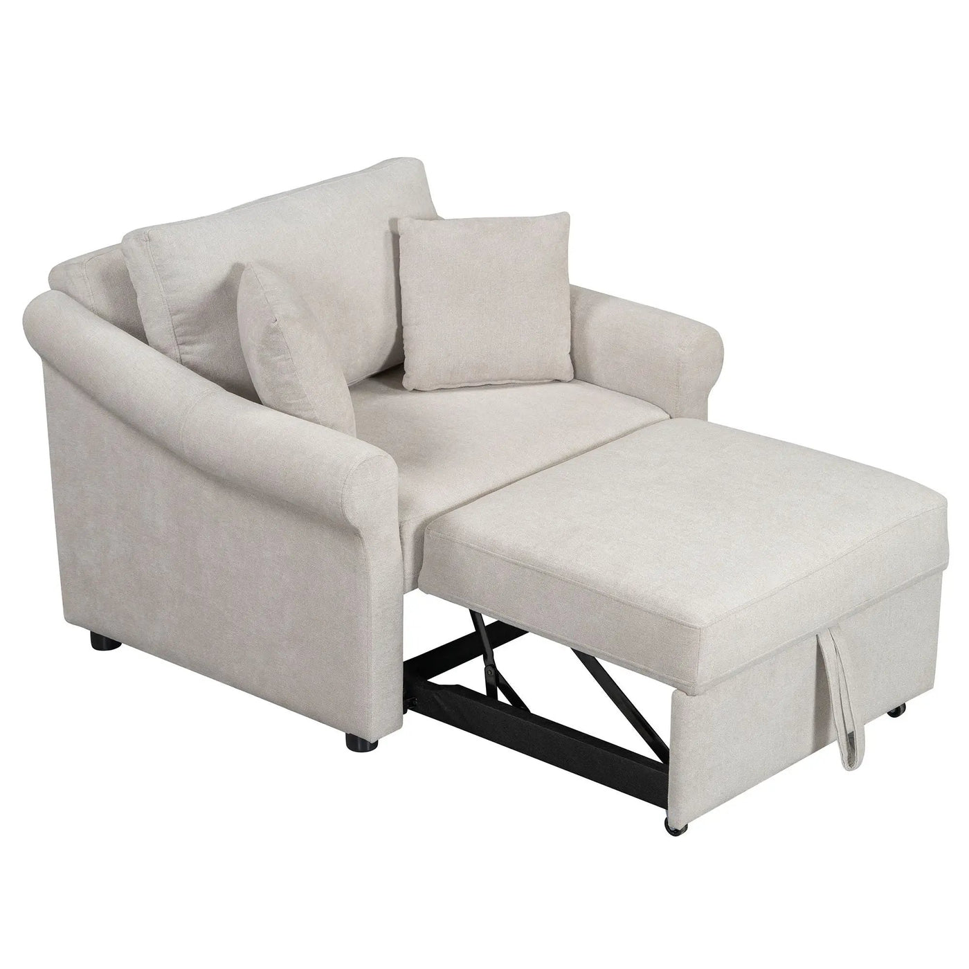 Convertible Sleeper Chair With Adjustable Backrest by HouseOfZazla