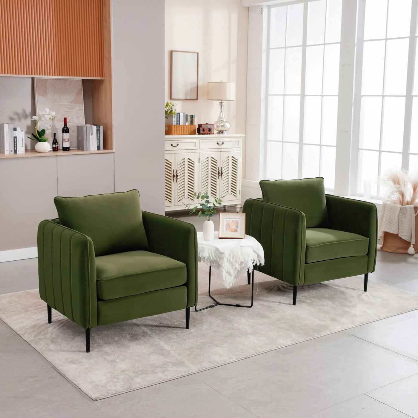 Accent Chair With Pillow For Living Room by HouseOfZazla