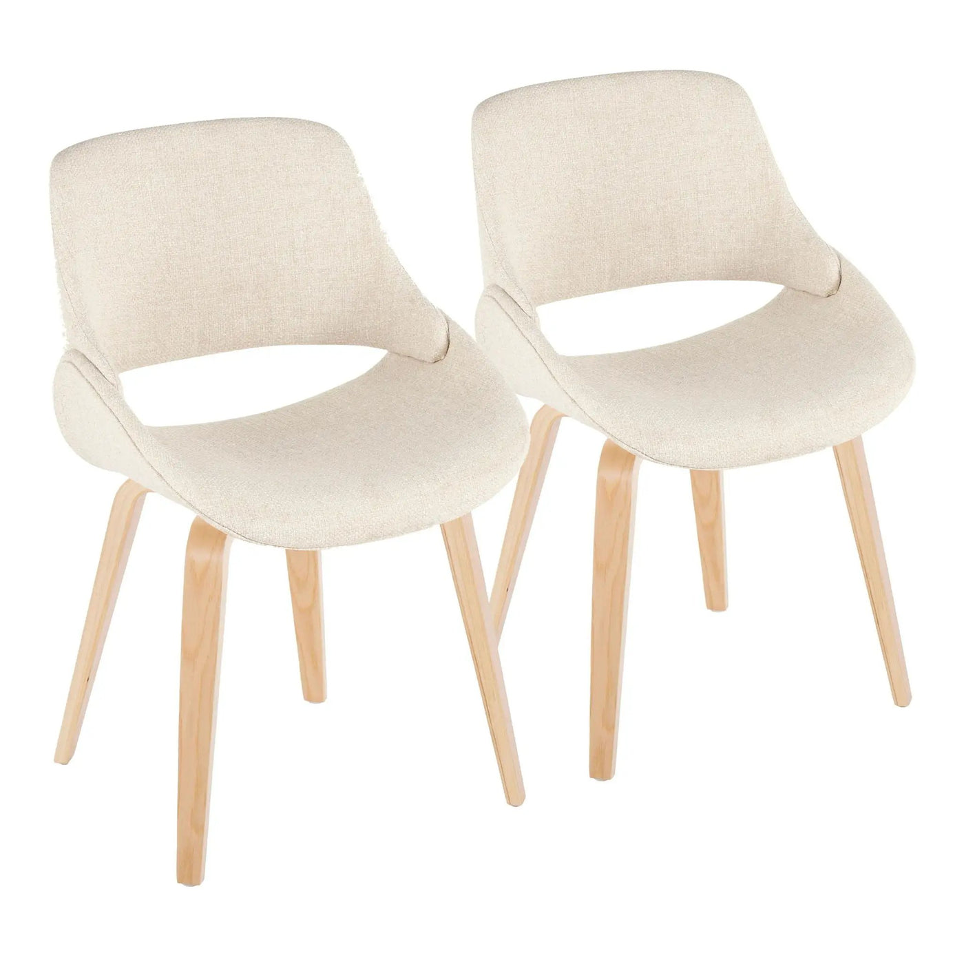 Fabrico - Mid-Century Modern Style Dining Chair (Set of 2) by HouseOfZazla