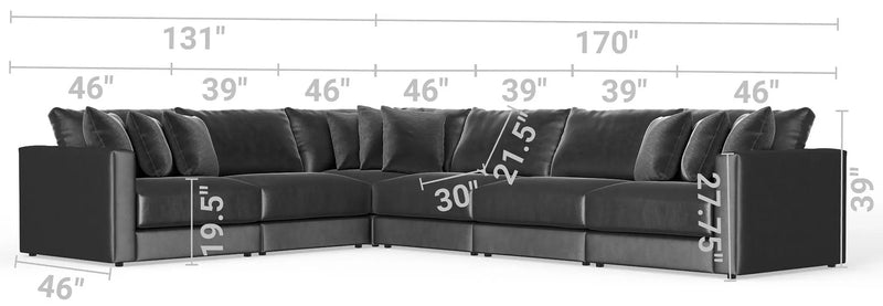 Remington - Modular Sofa by Unique Piece Furniture