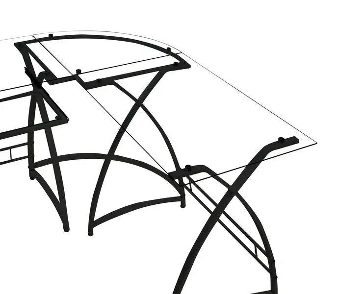 Dazenus - Desk - Glass Top by Unique Piece Furniture