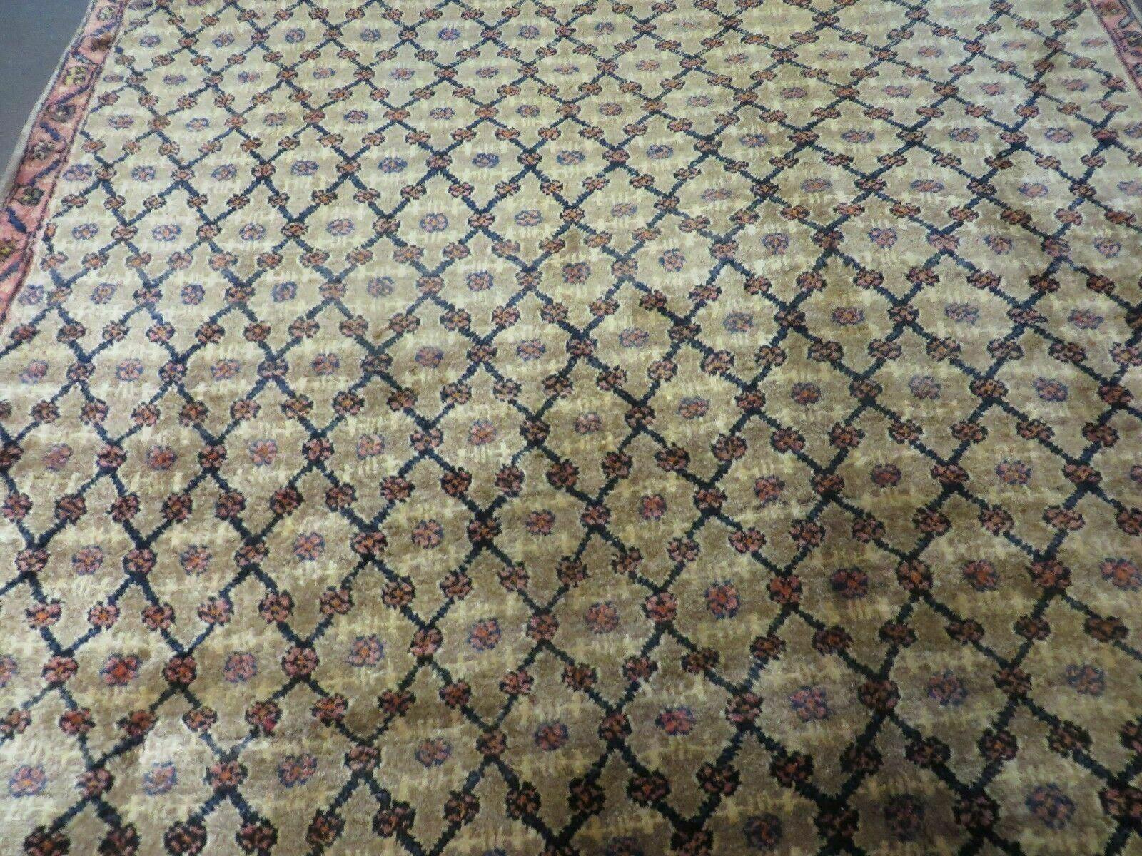 4' X 6' Handmade Indian Allover Wool Rug Camel Hair Color #119 by Jewel Rugs