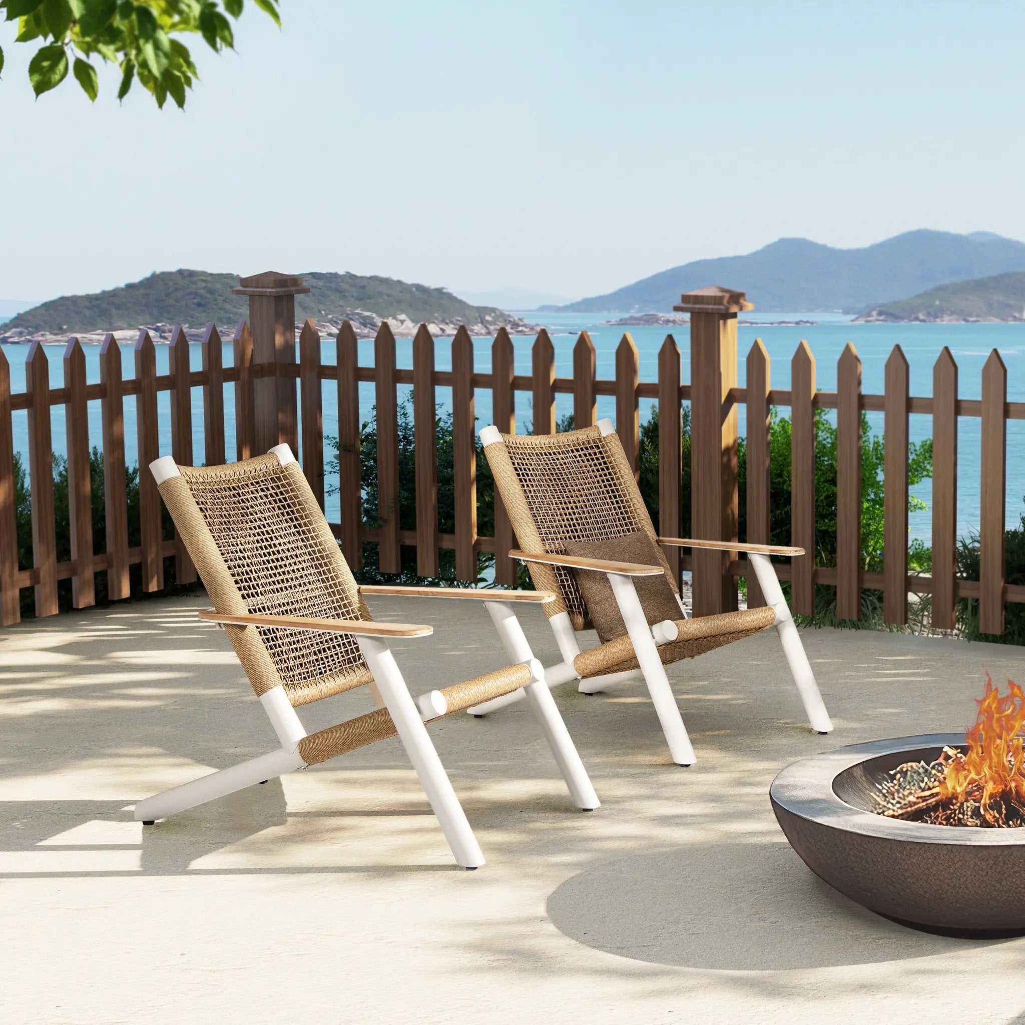 Atlas Adirondack Outdoor Lounge Chair by HouseOfZazla