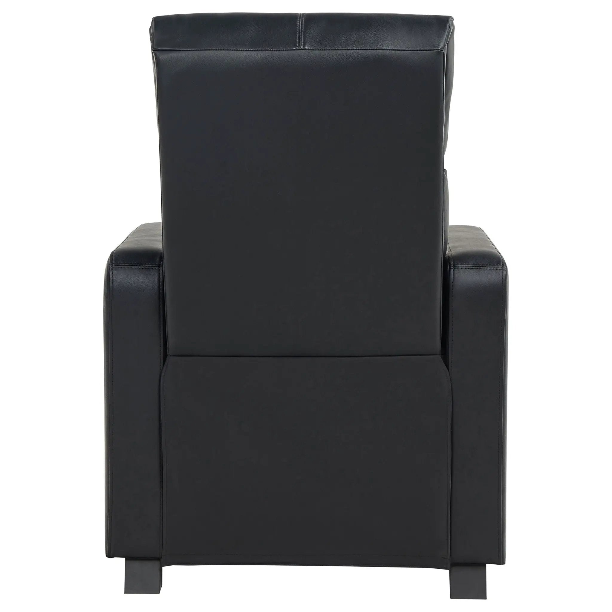 Push Back Recliner - Black