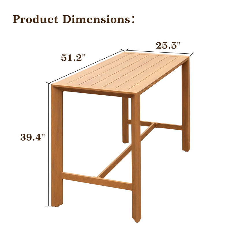 Outdoor Bar Table, Patio Counter Bar Height Table by HouseOfZazla