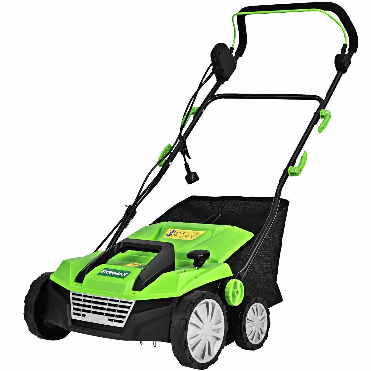 15 Inch 13 Amp Electric Scarifier with Collection Bag and Removable Blades, photo 3 of 9