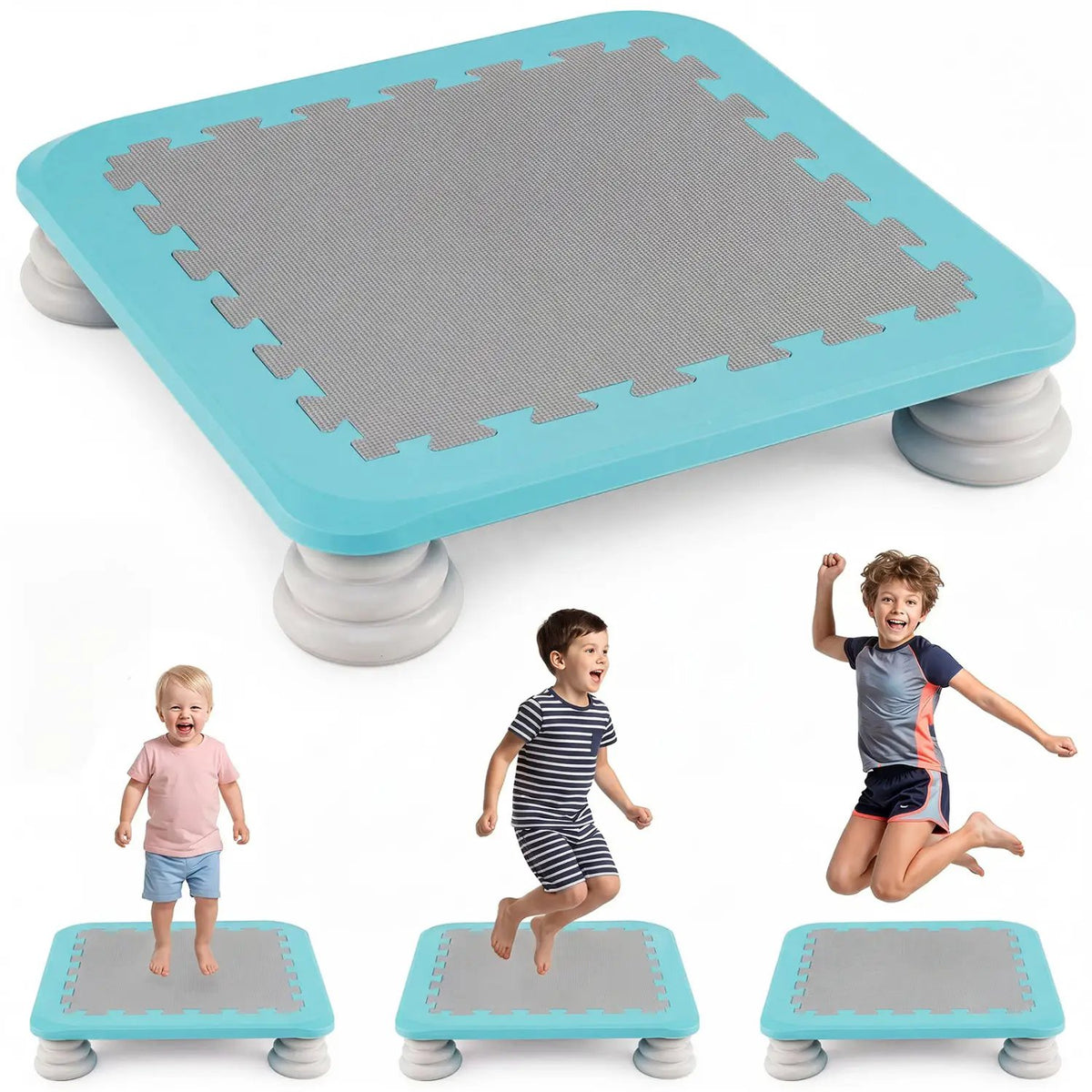 Kids Mini Trampoline 25.5 Inch with Non-Slip Foot Pads, photo 3 of 24