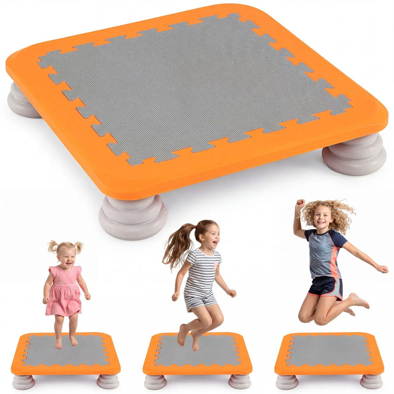 Kids Mini Trampoline 25.5 Inch with Non-Slip Foot Pads by DirectDeals