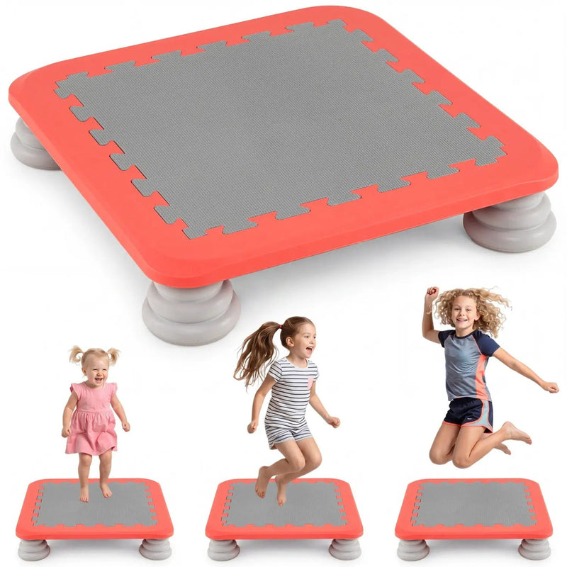 Kids Mini Trampoline 25.5 Inch with Non-Slip Foot Pads by DirectDeals