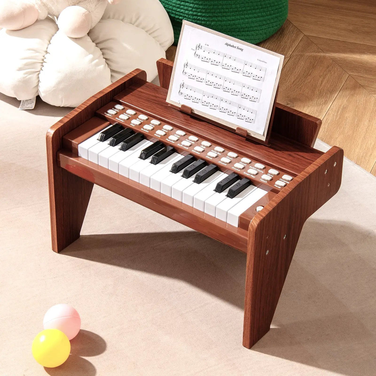 25 Keys Kids Piano Keyboard with Adjustable Speed and Volume, photo 2 of 24