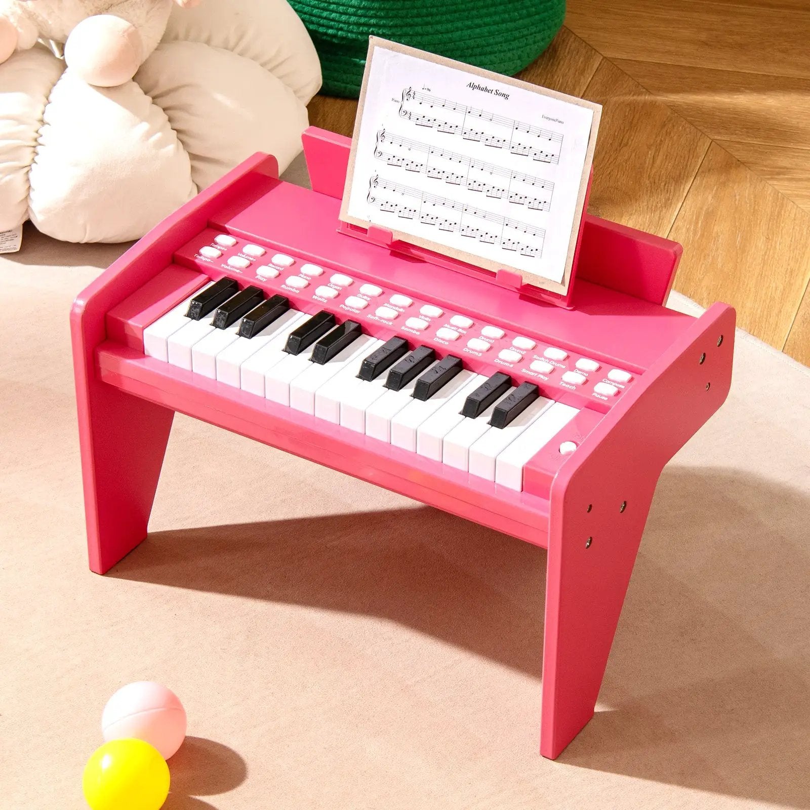 25 Keys Kids Piano Keyboard with Adjustable Speed and Volume by DirectDeals