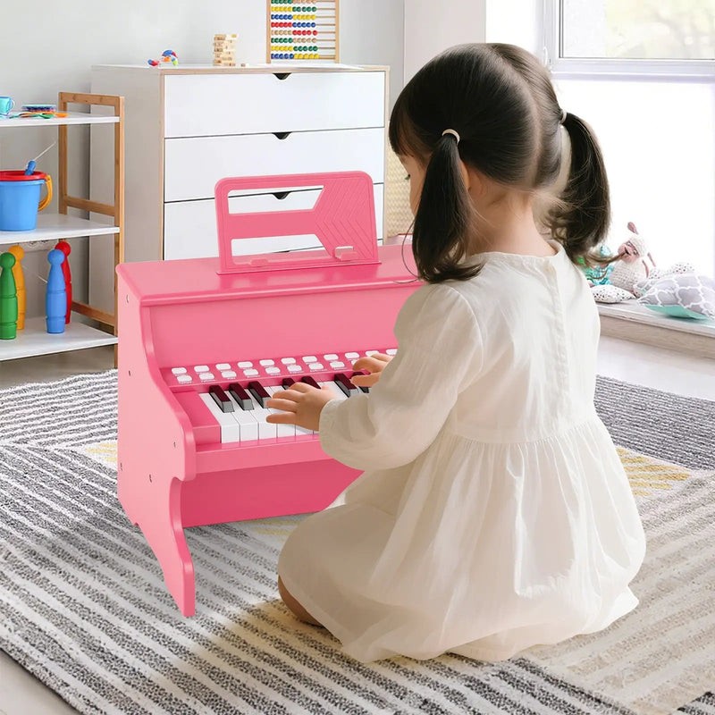 25 Keys Kids Piano Keyboard with Adjustable Speed and Teaching Mode by DirectDeals