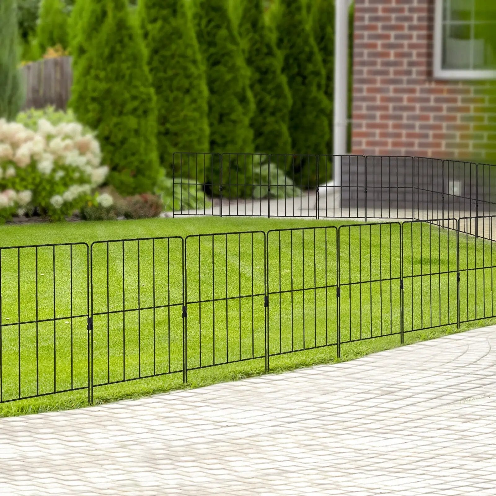 25 Pack Rustproof Decorative Garden Fence Set for Dog Flower bed by DirectDeals