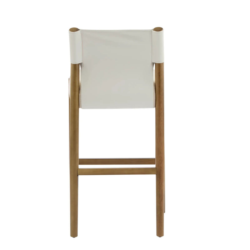 28.5'' Modern Solid Wood Bar Stool with Polyester Cushion - Set of 2 by HouseOfZazla