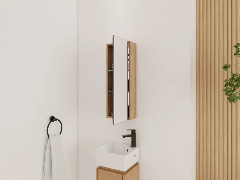 10'' Bathroom Mirror Cabinet with Storage by HouseOfZazla