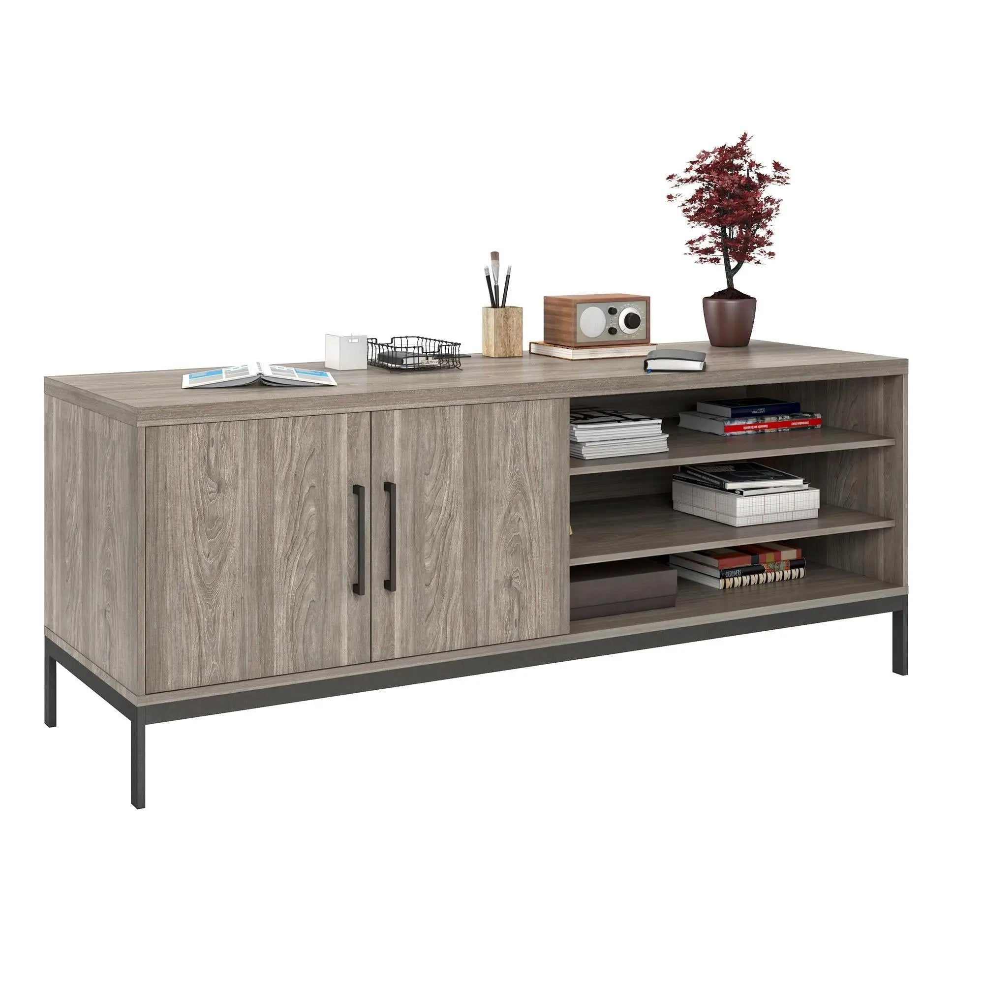 Parkside - Credenza - Light Oak by Unique Piece Furniture