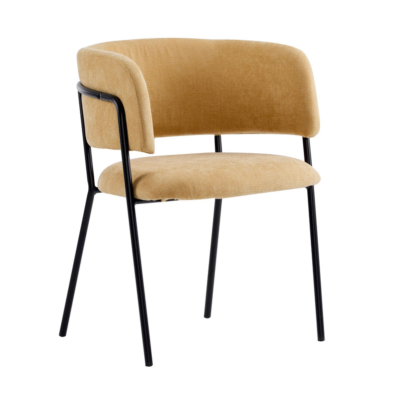Modern Upholstered Arm Dining Chair Set by HouseOfZazla