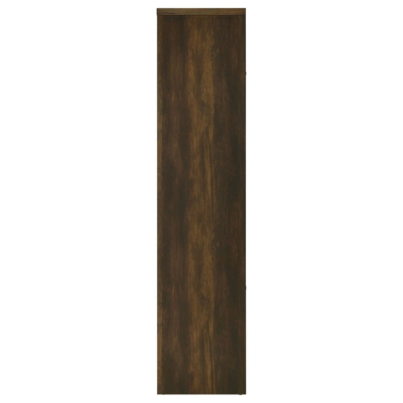 Laughlin 4-shelf Engineered Wood Media Tower Dark Pine by Unique Piece Furniture