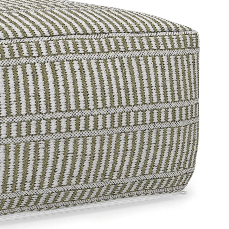 Safford - Square Outdoor / Indoor Pouf by HouseOfZazla