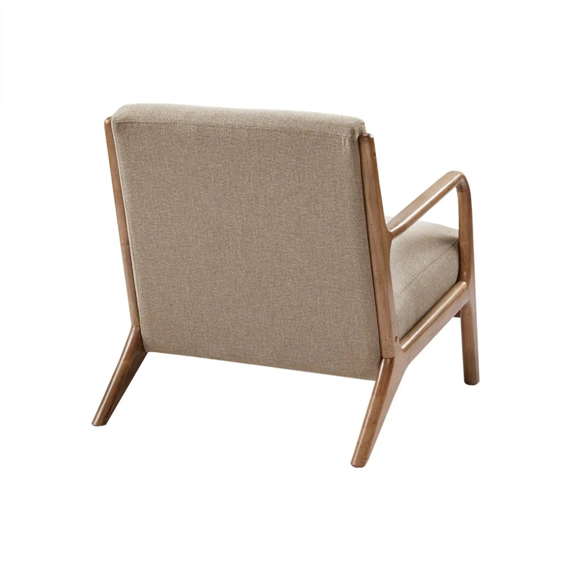 Mid-Century Style Lounge Chair With Upholstered Seat by Unique Piece Furniture