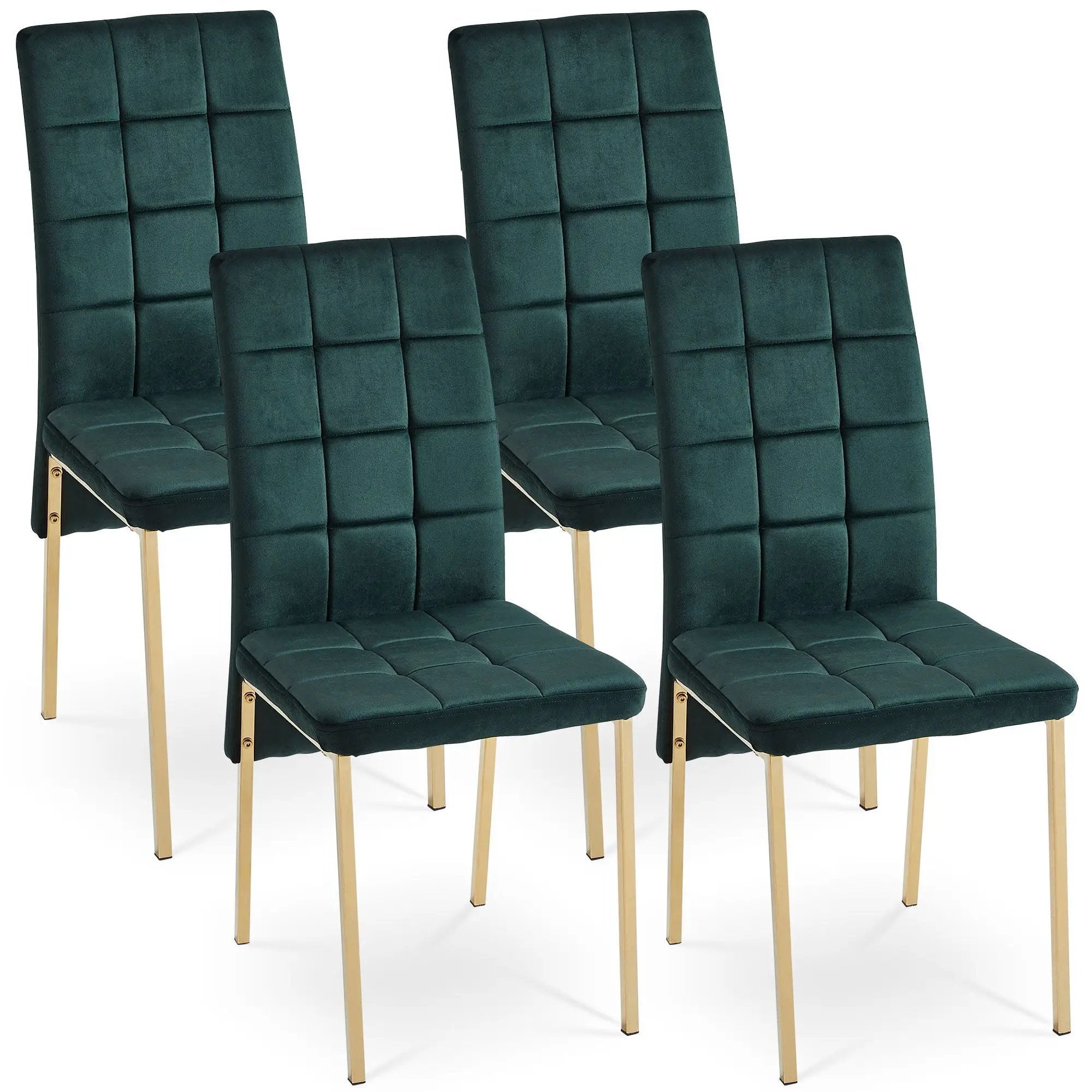 High Back Nordic Dining Chair Modern Chair With Color Legs by HouseOfZazla