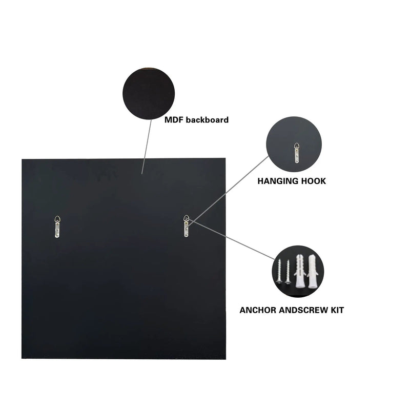 3D Mirror Wall Decor Beveled Glass Wall Mirror by HouseOfZazla