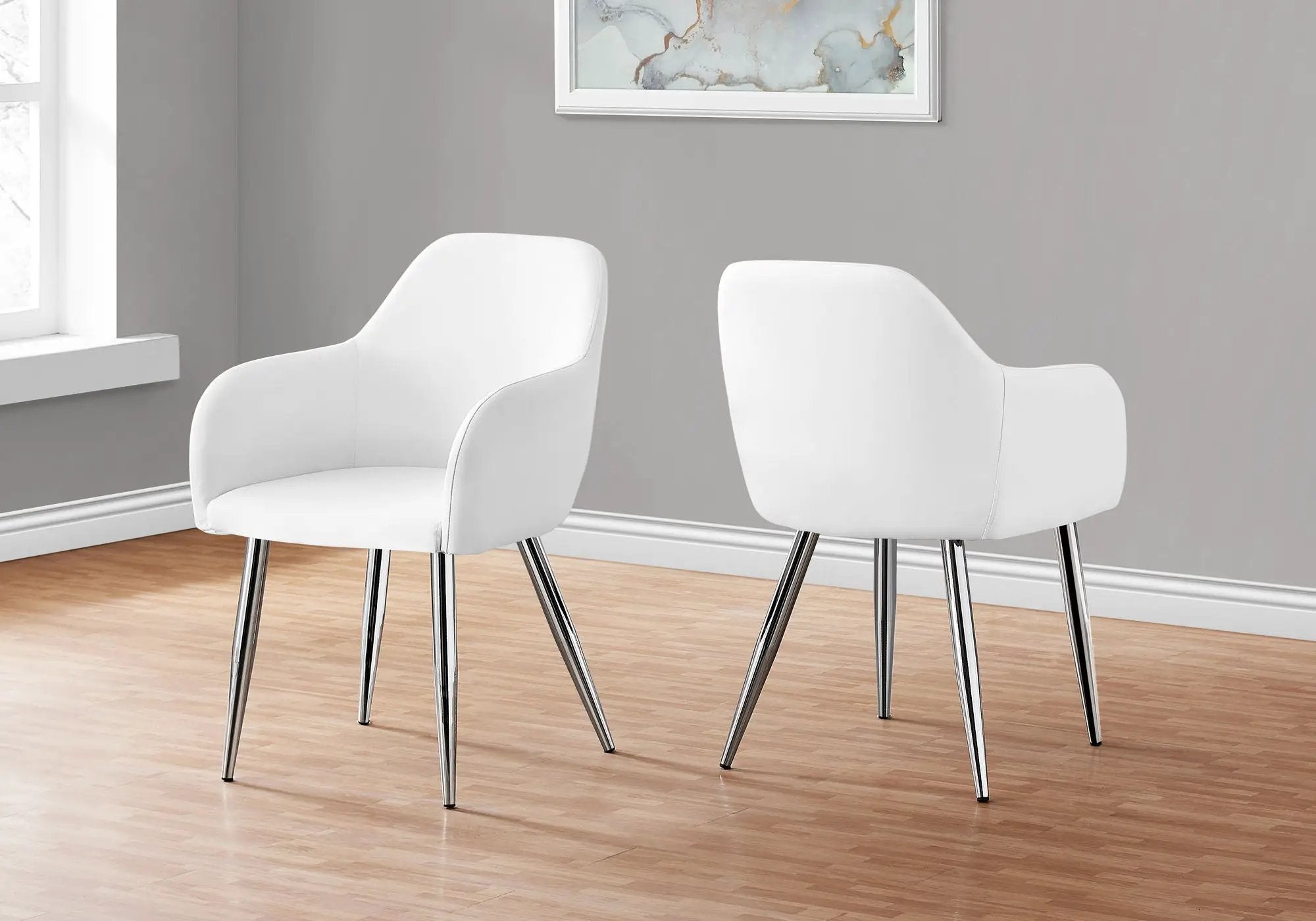 Dining Side Chair, Upholstered For Dining Room, Contemporary & Modern (Set of 2) by HouseOfZazla