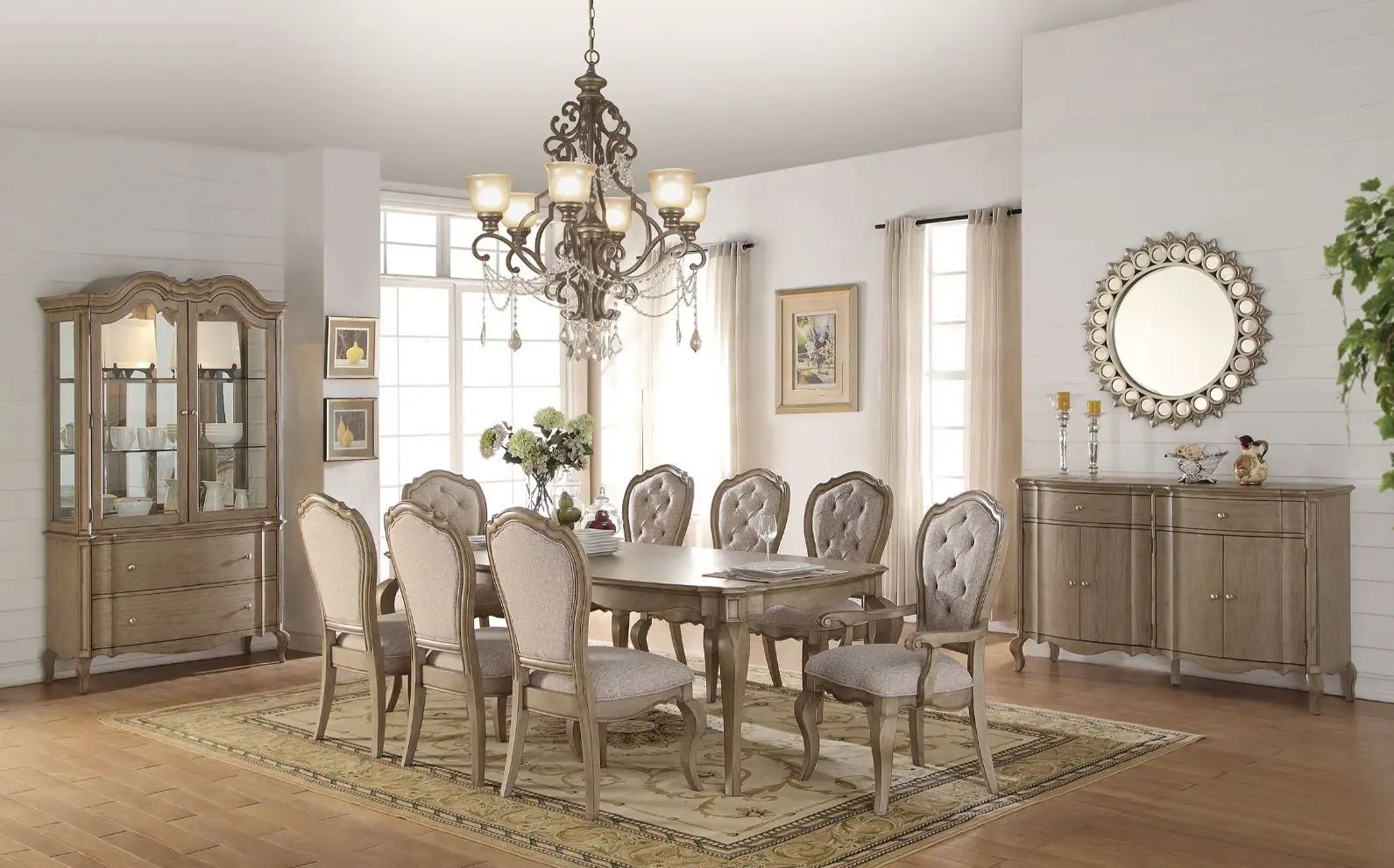 Chelmsford - Dining Table - Antique Taupe by Unique Piece Furniture
