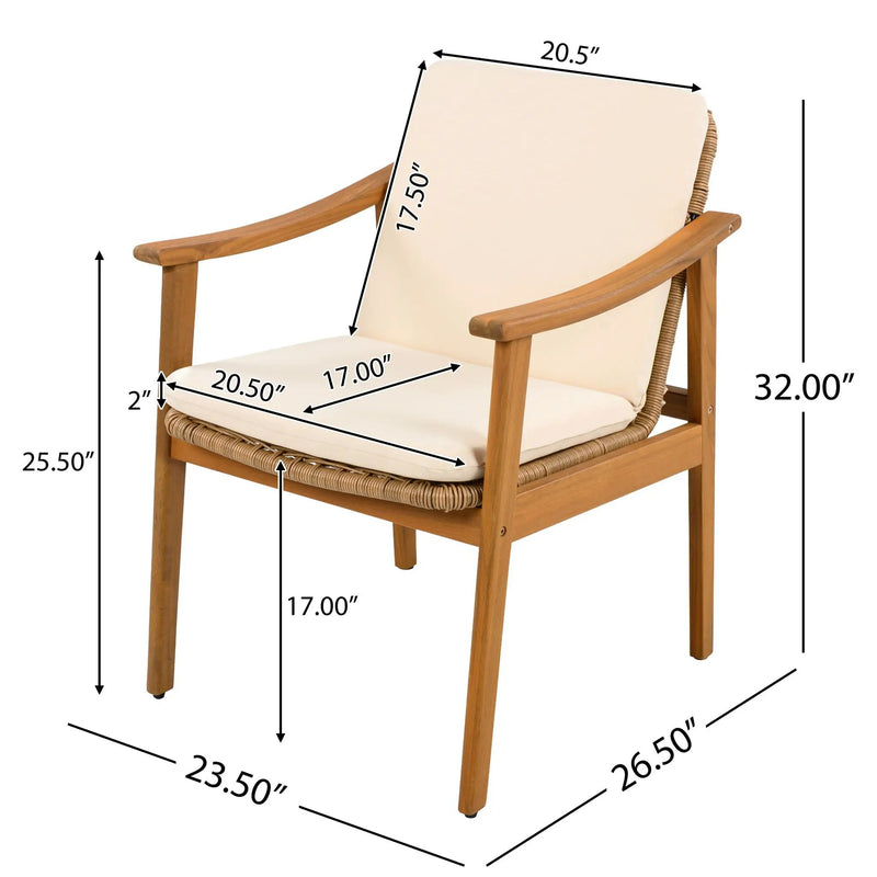 Outdoor Dining Chairs (Set of 2) by HouseOfZazla