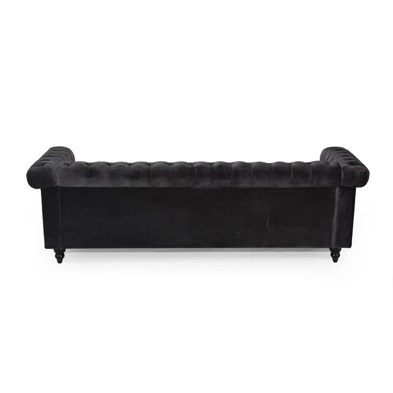 Chesterfield Style 3 Seater Sofa With Deep Button Tufting by HouseOfZazla