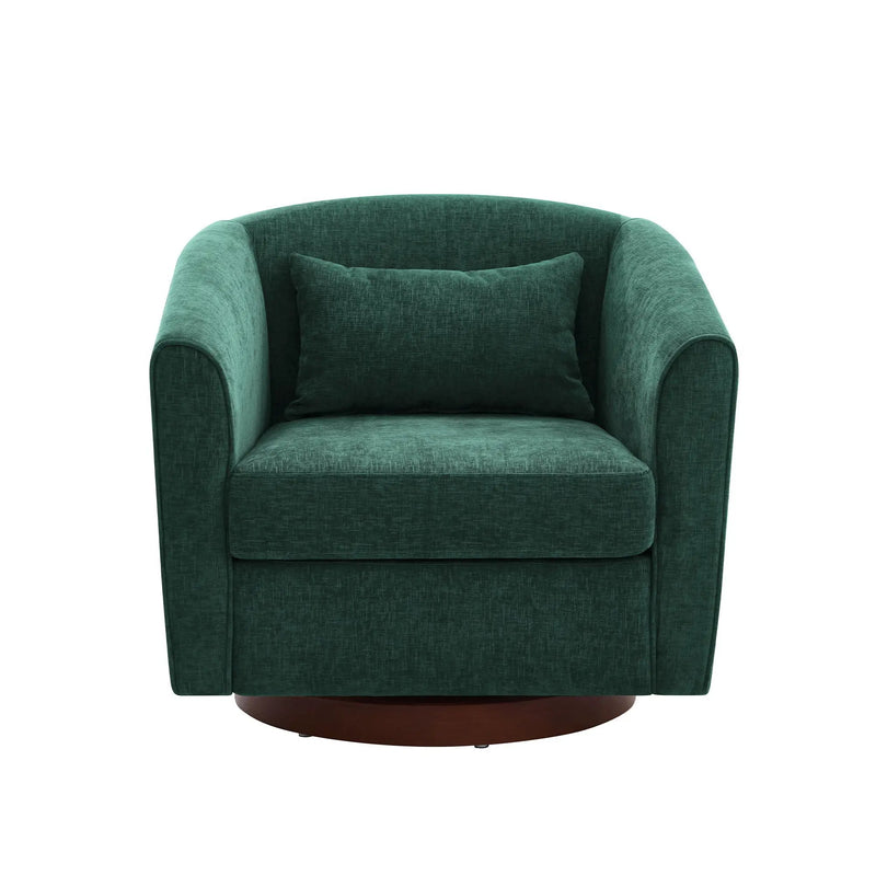 Swivel Accent Chair For Living Room, Sofa Chairs With Base Side For Living Room by HouseOfZazla