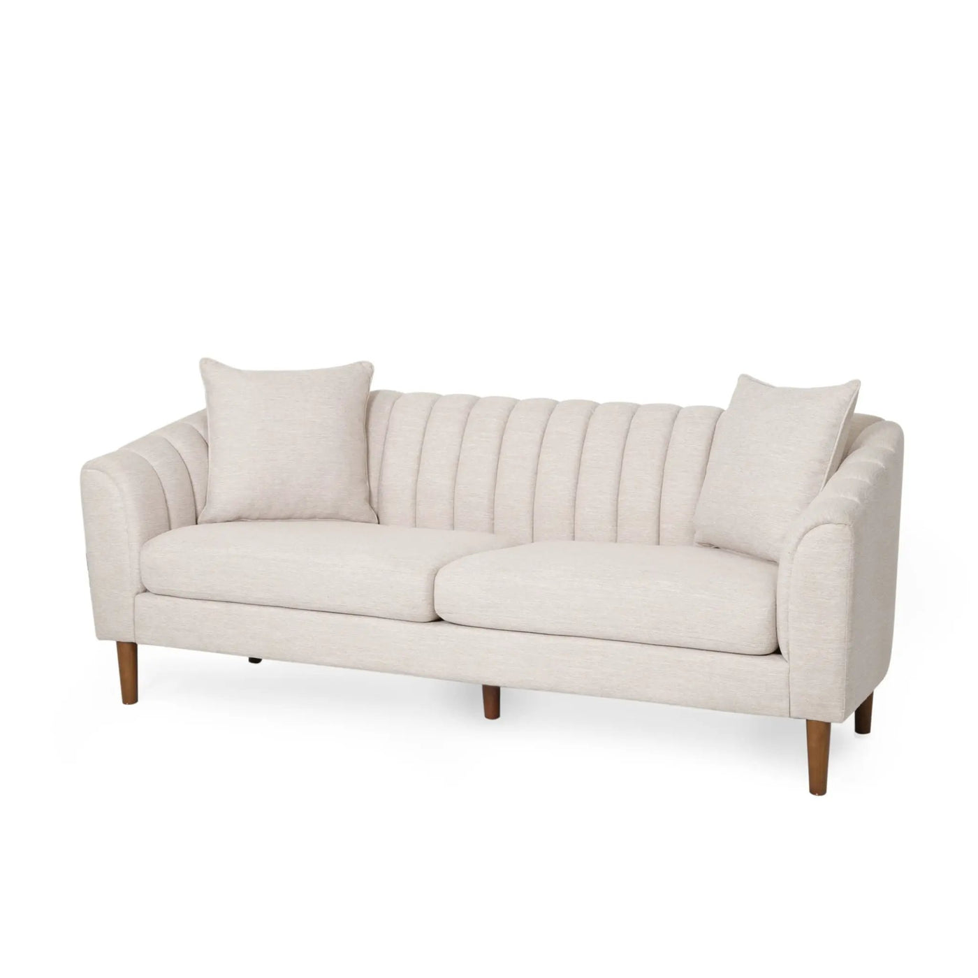 Contemporary 3 Seater Sofa With Accents by HouseOfZazla