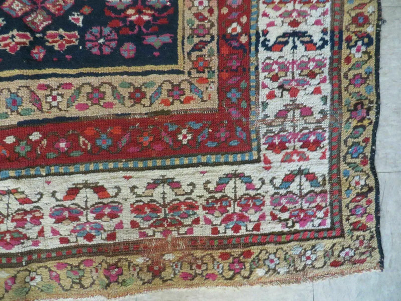 4' X11' Antique Handmade Turkish Anatolian Wool Corridor Kalegy Runner Rug by Jewel Rugs