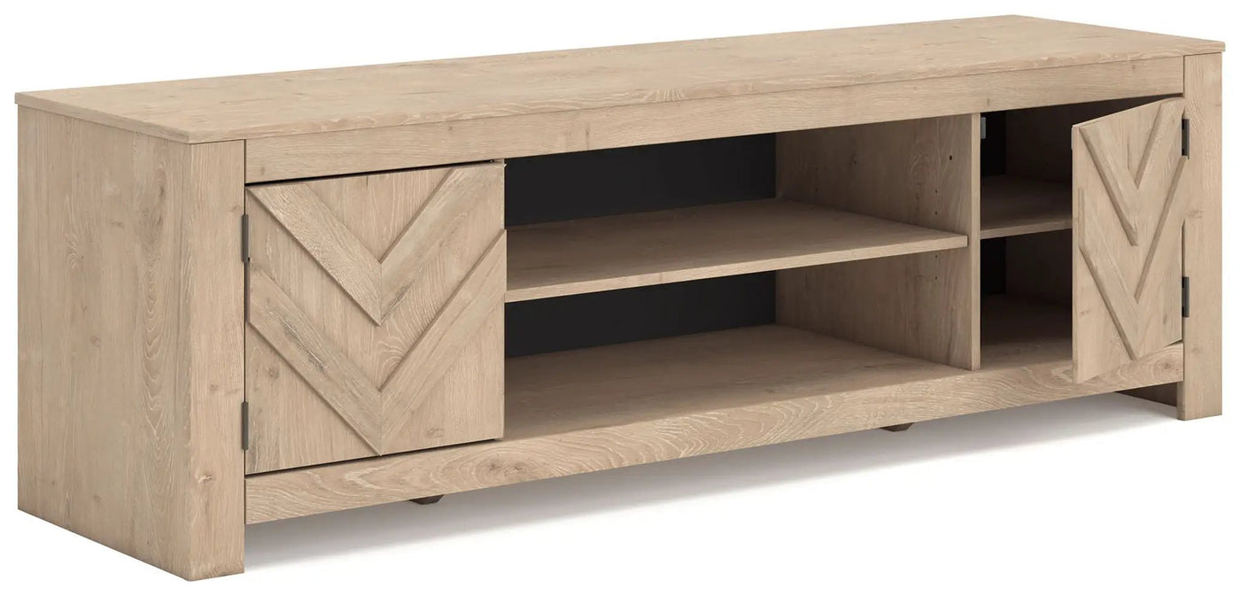Cayboni - LG TV Stand With Fireplace Option by Unique Piece Furniture