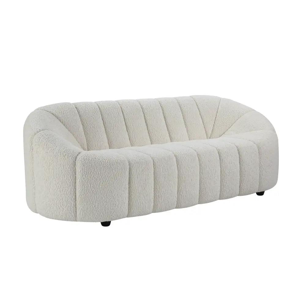 Osmash - Sofa - White Teddy Sherpa by Unique Piece Furniture