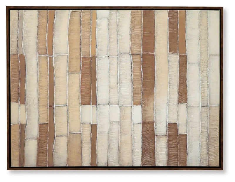 Kalanmore - Wall Art - Brown / Tan / White by Unique Piece Furniture