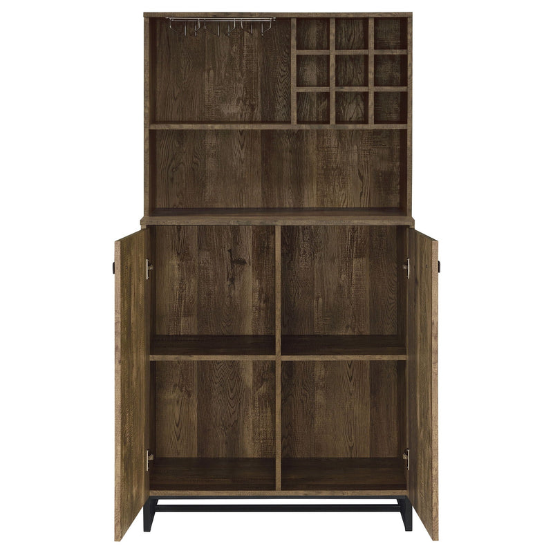 Harlie - 2 Door Wine Cabinet - Oak by HouseOfZazla