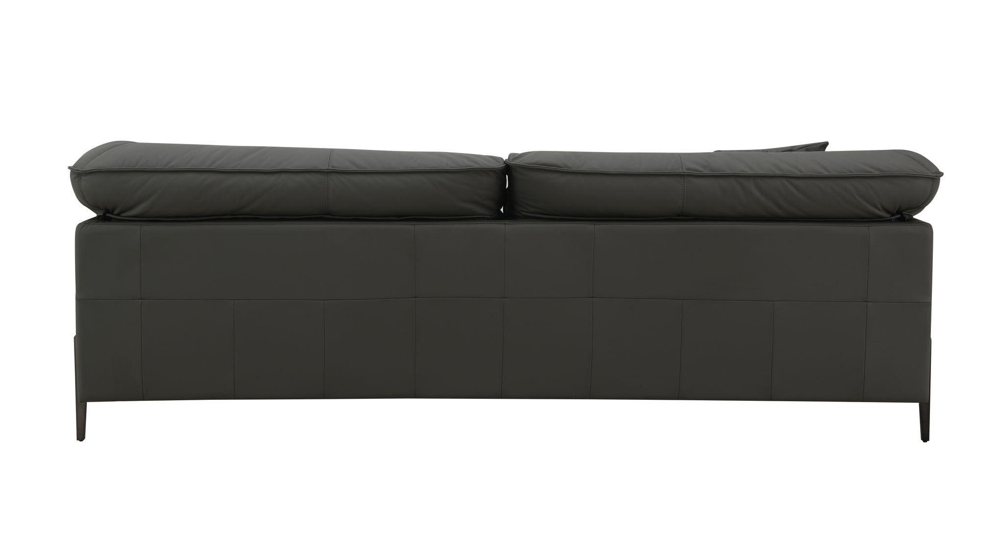 Tadi - Top Grain Leather Sofa - Black by HouseOfZazla