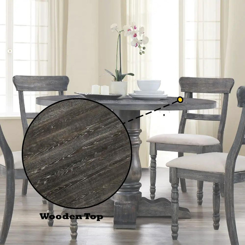 Leventis - Dining Table - Weathered Gray by Unique Piece Furniture