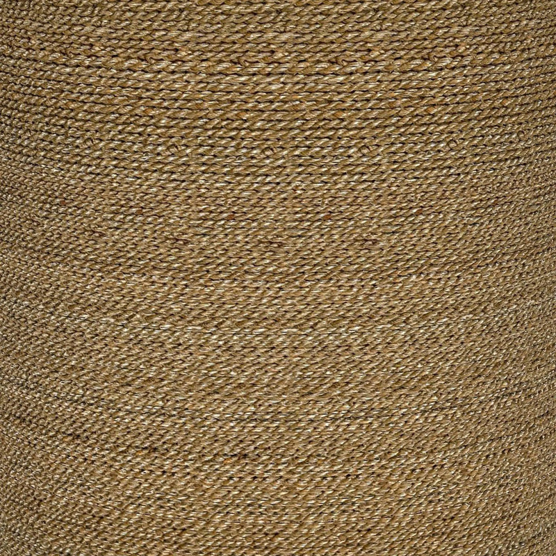 Halden Round Woven Seagrass Accent Side Table Light Brown by Unique Piece Furniture
