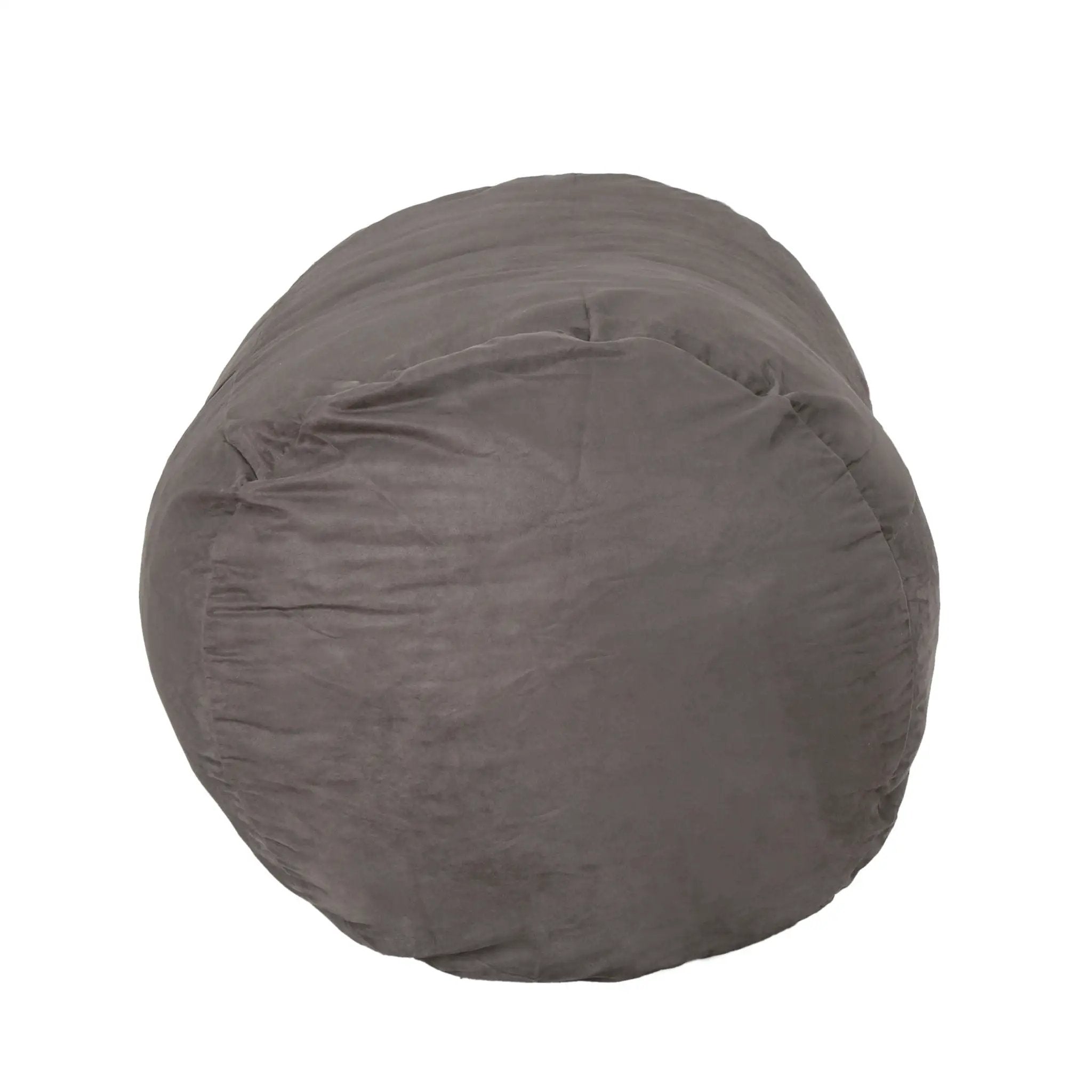 Michael - Modern Cylindrical Suede Bean Bag Chair by Unique Piece Furniture